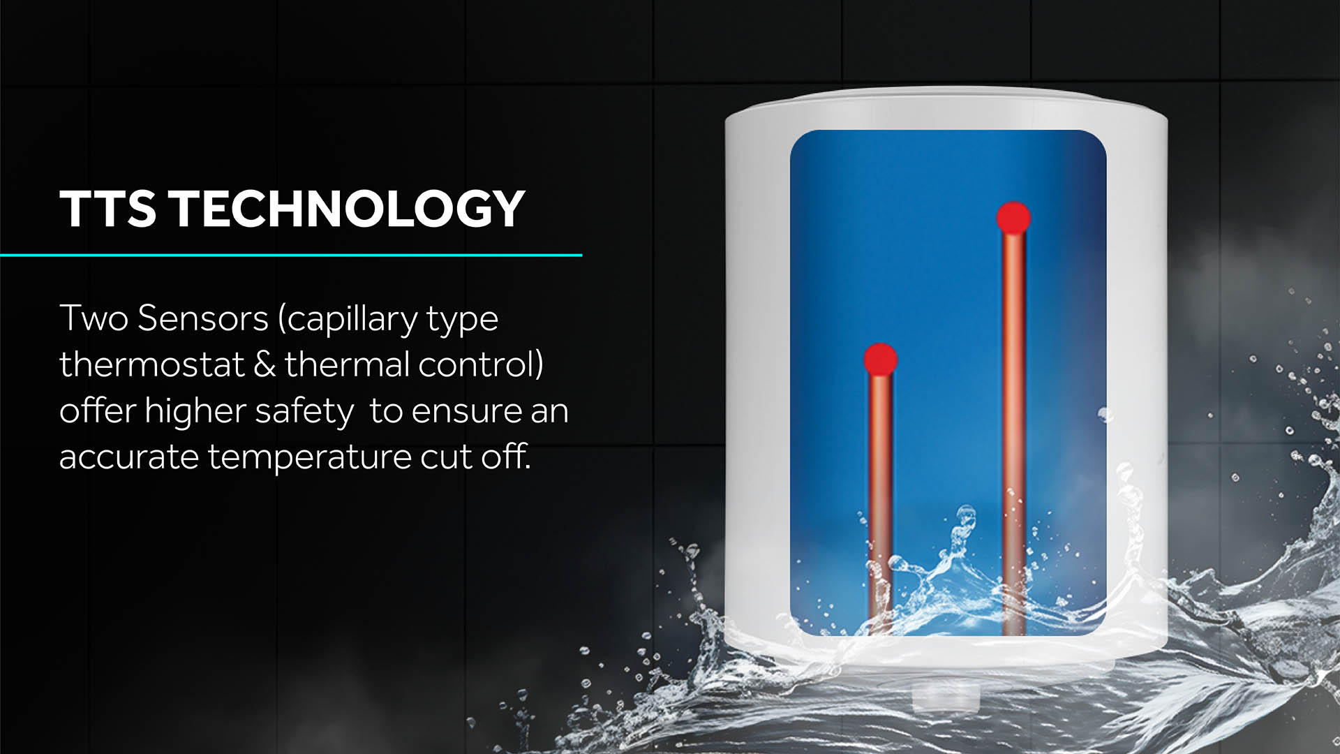 Haier 15L Cylindrical 4 Star Water Heater ES15V-PRECIS Slim: Product feature
